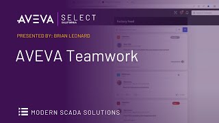 AVEVA Teamwork | Modern SCADA Solutions