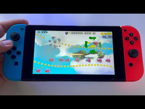 Skyland Rush - Air Raid Attack  | Nintendo Switch V2 handheld gameplay