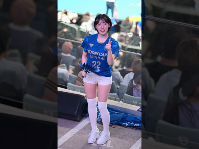 260202#하지원 #하지원치어리더 #v리그 #kovo #우리카드우리won #치어리더 #cheerleader #河智媛 #hajiwon