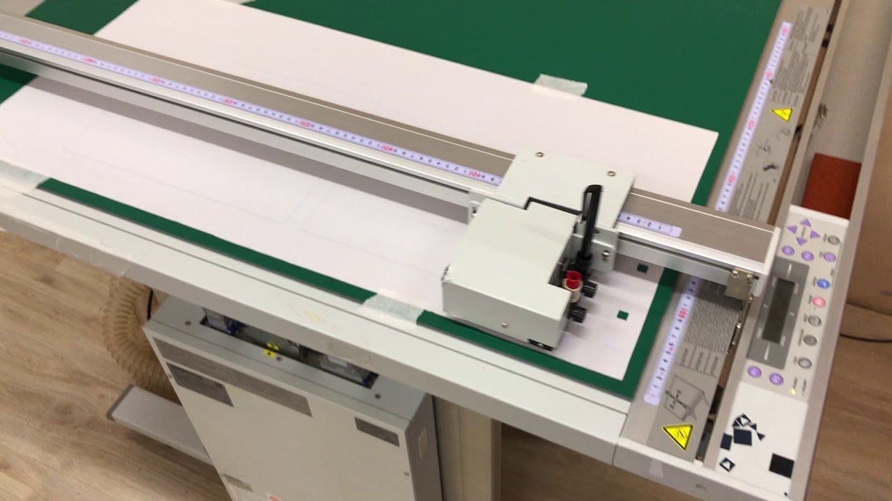Планшетная плоттерная резка пример работы - YouTube