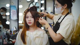 Asmr Soft & Graceful Loose Waves Hair Styling | La Maison Makeup Shop (Unintentional ASMR)