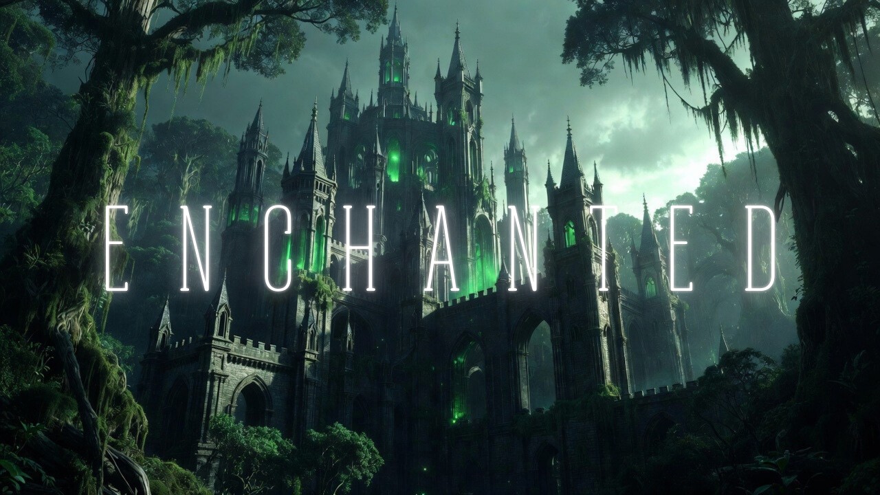 Enchanted Green Citadel Ambience - Dark Fantasy Loop | 20 Min Mystic Fortress