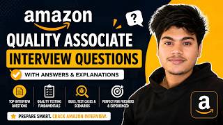 Amazon Quality Associate Interview Questions &amp; Answers 2026 | Guaranteed Preparation