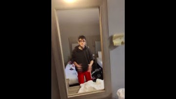 HOW DID I FILM THIS?!! 🤣🤣 also look how beautiful my hotel room is #kylethomas #shorts