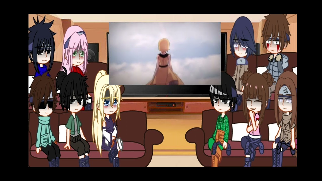 los amigos de naruto reaccionan a naruto es El sirviente del mal y naruko es La hija del mal (3/6)