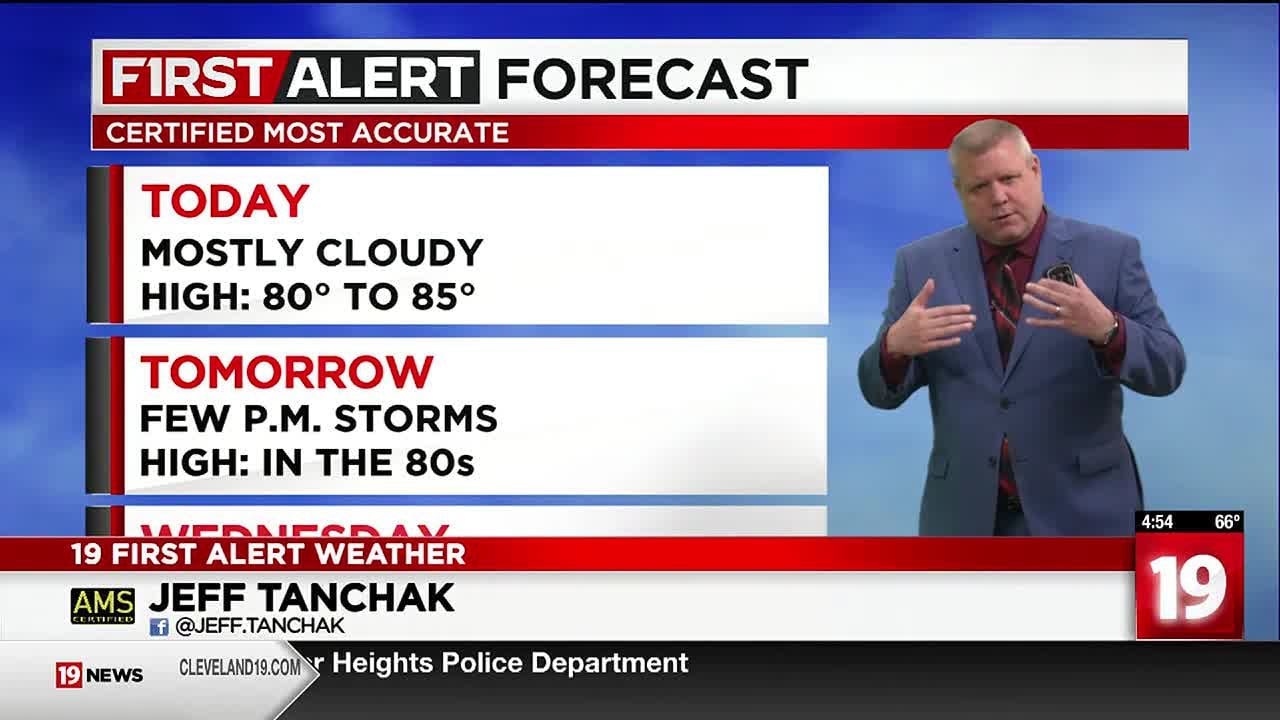 Northeast Ohio Weather: Hit or miss showers/storms next few days - YouTube