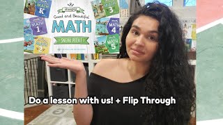 Simply Good and Beautiful Math Do a lesson with us Flip Through The Good and the Beautiful