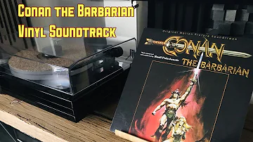Conan the Barbarian soundtrack on vinyl record | My quick thoughts