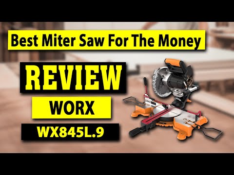WORX WX845L.9 20V Power Share Sliding Compound Miter Saw Review - Best Miter Saw For The Money