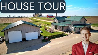 House For Sale in Lancaster, WI Including a Massive Garage and Shop!