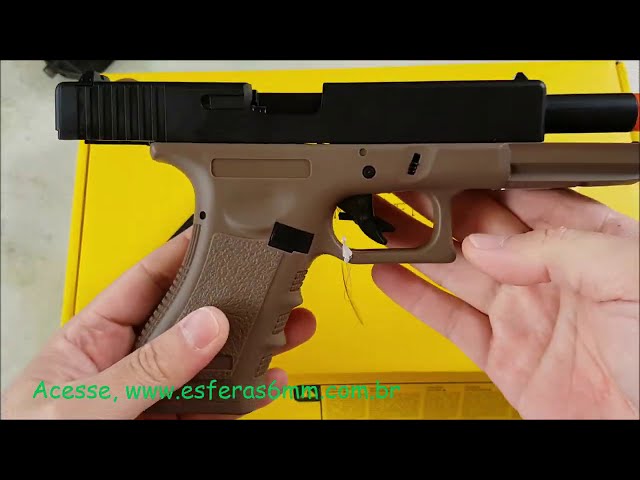 Airsoft - Glock V17 Vigor/Rossi GBB 6mm - E&G Comércio 