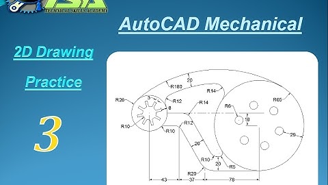 AutoCAD Tutorial Urdu/Hindi  Part 7 2D Drawing Practice 3 Array Commond