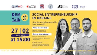 Social entrepreneurship in Ukraine | DemTalk