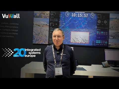 Bertrand Sacher dans le stand VuWall &agrave; ISE 2024