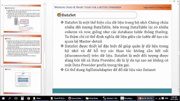 Bài 25  Giới thiệu về ADO NET mp4