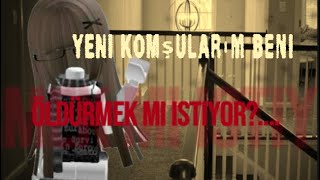 Mini roblox dizisi🐰🏐🫐🤍 yeni komşularım beni öldürmek mi istiyor? 