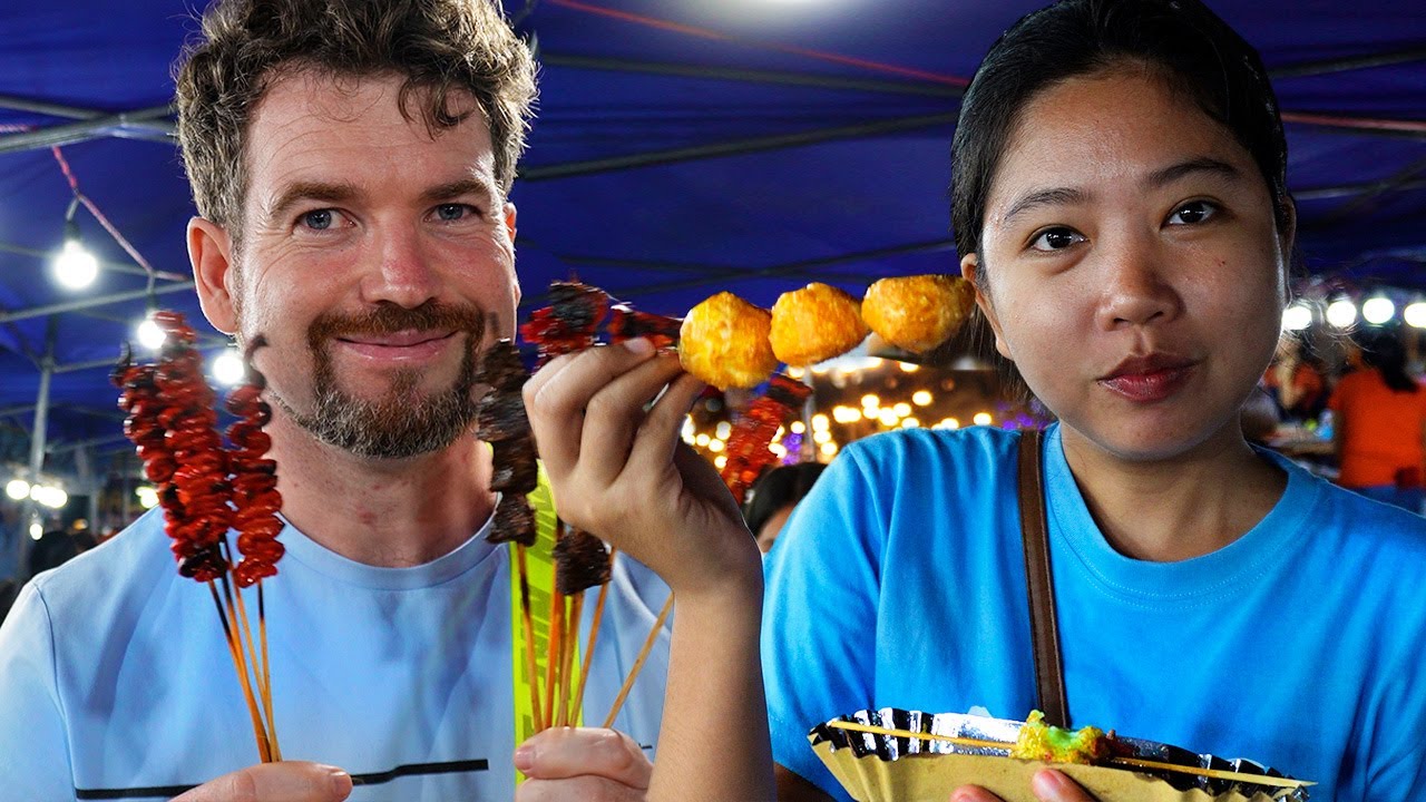 САМАЯ ДЕШЁВАЯ УЛИЧНАЯ ЕДА В ДАВАО / ЖИЗНЬ НА ОСТРОВЕ /ФИЛИППИНЫ - YouTube