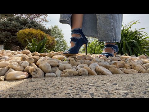 Heels on Rocky Ground | Asmr