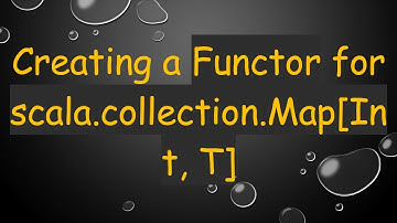 Creating a Functor for scala.collection.Map[Int, T]