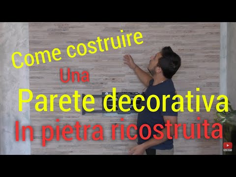 Video: Come Realizzare Una Pietra Decorativa