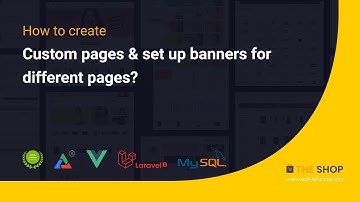 How to create custom pages and set up banners for different pages || The Shop - PWA eCommerce CMS ||