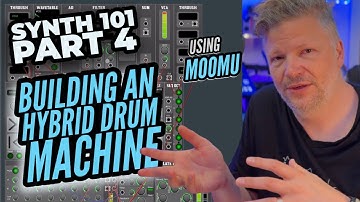 Building an Hybrid Drum machine, Synth 101: using Moomu #modularsynth 