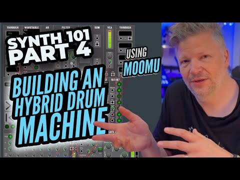 Building an Hybrid Drum machine, Synth 101: using Moomu #modularsynth