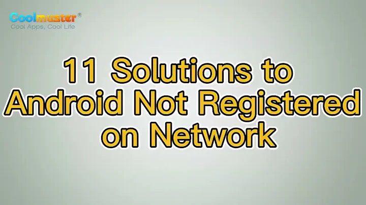 How to Fix Android Not Registered on Network? [11 Methods]