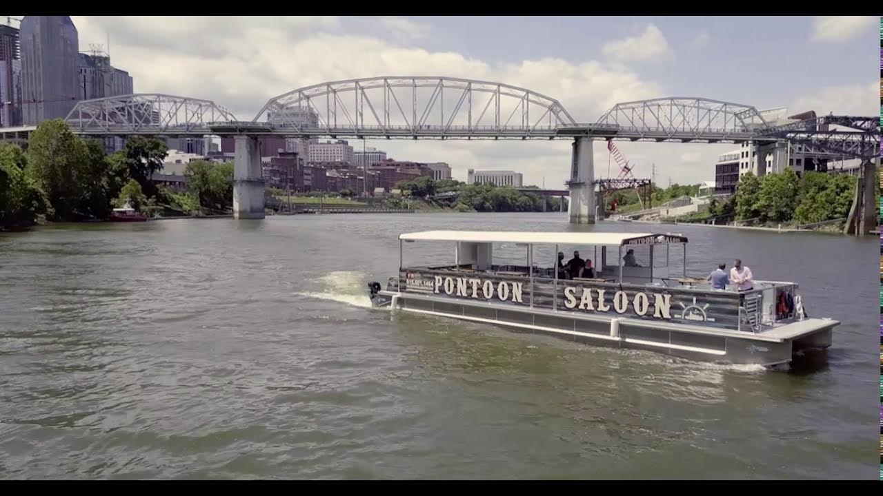 Pontoon Saloon Nashville's only party barge on the water YouTube