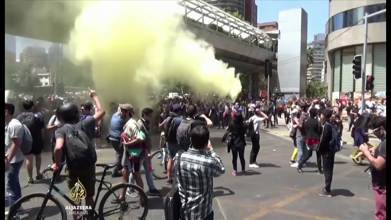 احتجاجات تشيلي: بينيرا يعلن عن عقوبات أشد على العنف