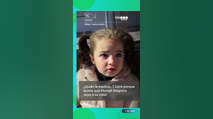 😅 ¿Quién le explica...? Lloró porque quiere que Manuel Belgrano vaya a su casa