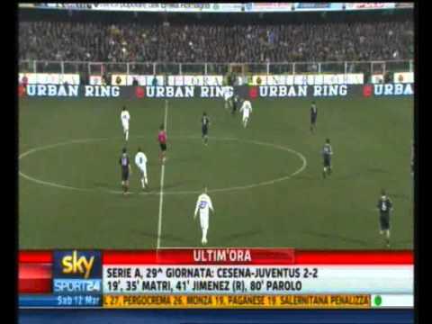 Cesena - Juventus 2-2 | Sintesi Highlights Sky Sport 24 | 12/03/2011 | 29 giornata serie A | HQ