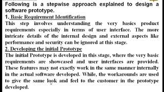 How to prepare Software process Model-1 SE CS-403 UNIT 1 Lecture  4  |By Prof. Anjana Verma