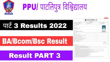 ppu part 3 result 2022 l ppu part 3 result ba /bsc/bcom