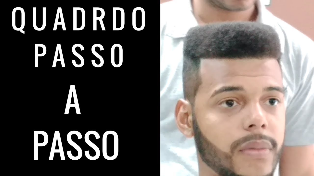 corte masculino quadrado