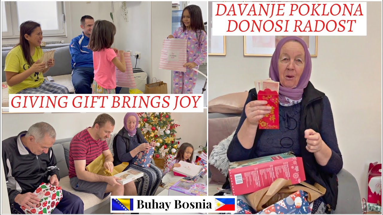 Otvaramo naše božićne poklone | Opening our christmas presents | We give gifts to show our love
