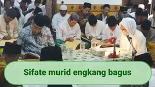 Sifate murid engkang bagus. Pp. Lirboyo Kediri jatim