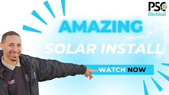 Watch NOW - PSC Electrical Solar Install for a 8 Panel System!!