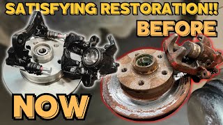 DIY  25 YEARS OLD brake calipers RESTORATION / REBUILD!!