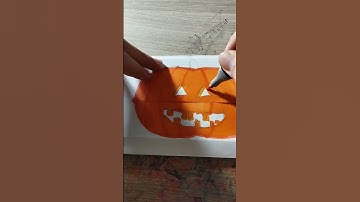 DIY Halloween Decoration! DIY Funny Pumpkin Drawing! #diy #halloween #decoration #shortsfeed #viral