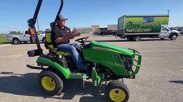 How to Attach and Remove a 120R Loader from a John Deere 1 Series Tractor