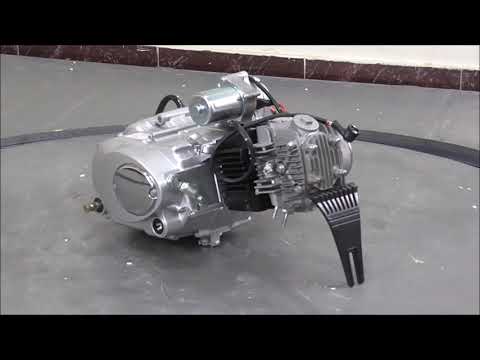 Двигатель для питбайков, 125 куб.см., 4МКПП, автомат.сцепление, только кик