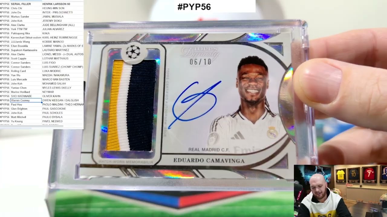 Набор коллекционных карточек Topps Dynasty Лиги чемпионов УЕФА сезона 2024-25, 5 штук, выберите и...
