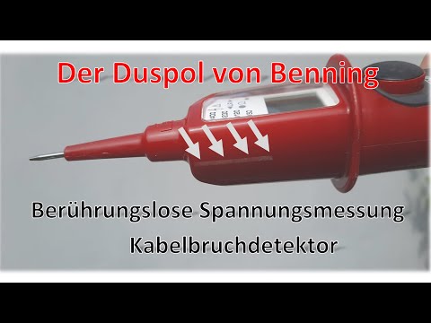 Kabelbruch- und berührungslose Spannungsmessung mit dem Duspol von Benning / Elektrotechnik