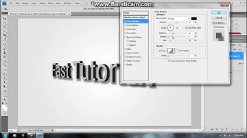 How to Make Simple 3D Text with Photoshop CS4