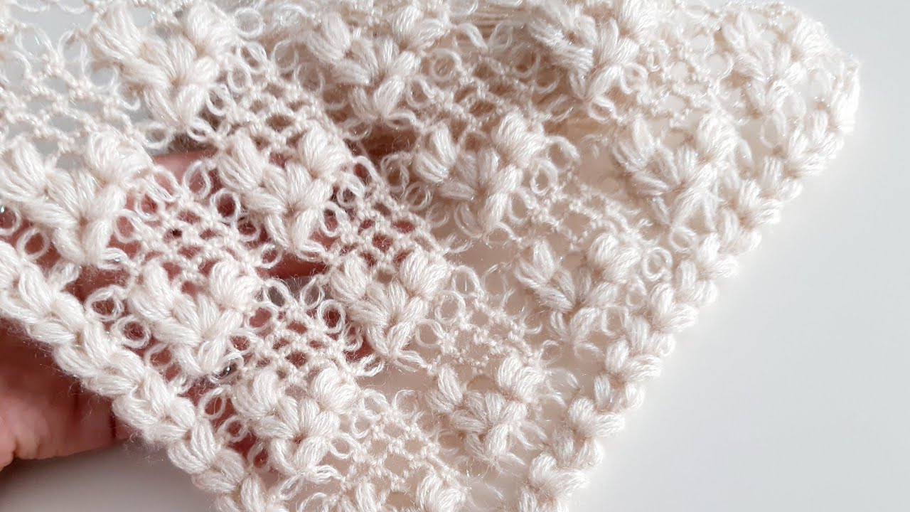 Tığ İşi Üçgen Şal Modeli & Çeyizlik Şal modelleri