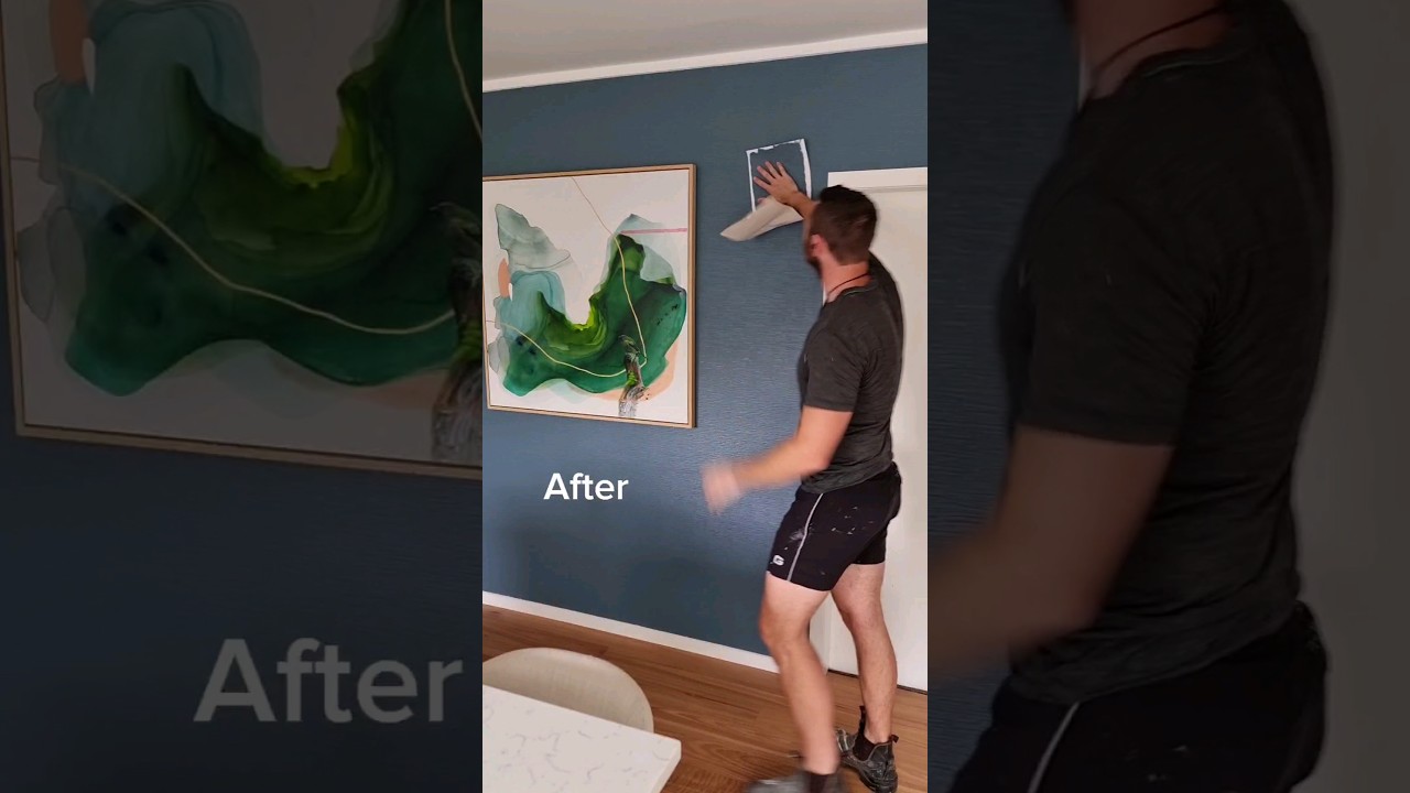 Rapid Room Makeover with Paintable Wallpaper in 6 Seconds