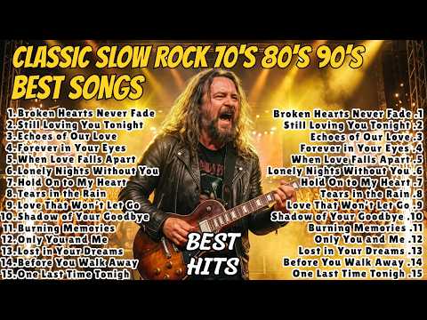 Classic Slow Rock 70's 80's 90's 💖 The Most Beautiful Rock Ballads Ever | Vol.71
