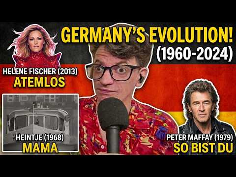 My Reaction to Evolution of German Chart Songs 1960-2024