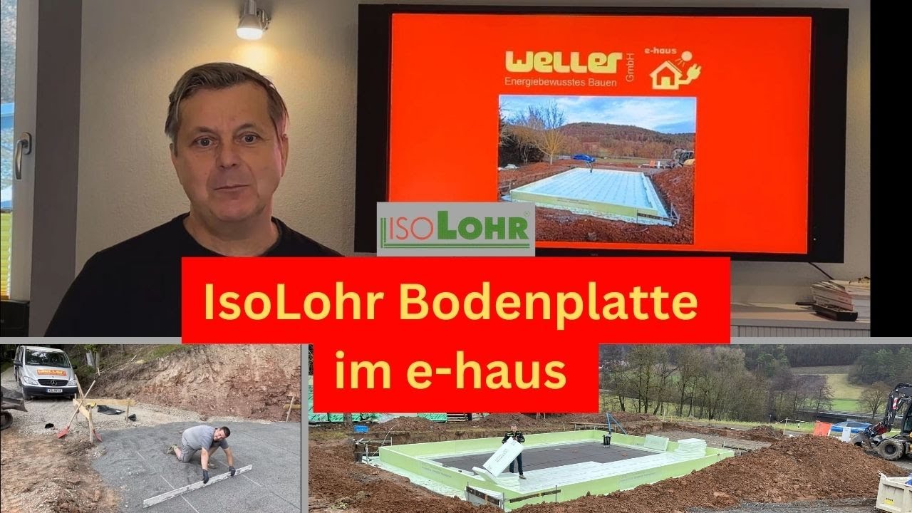 isoLohr Passivhaus-Bodenplattensystem im e-haus